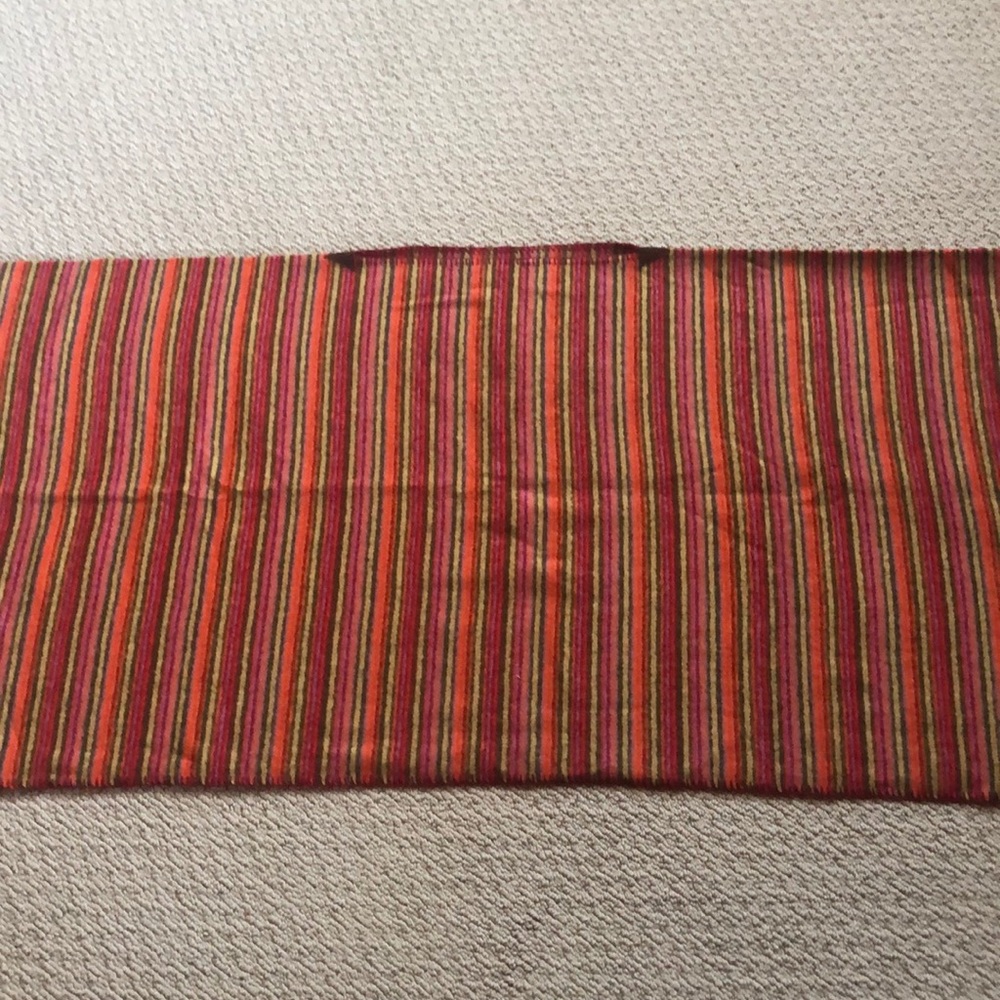 Multi colored poncho